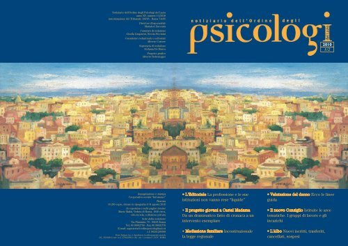 Notiziario n. 1-2/2010 - Ordine degli Psicologi del Lazio