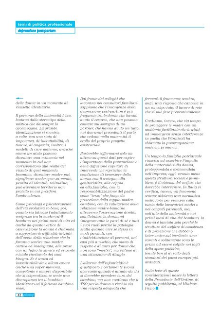 Notiziario n. 1-2/2010 - Ordine degli Psicologi del Lazio