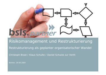 Risikomanagement und Restrukturierung