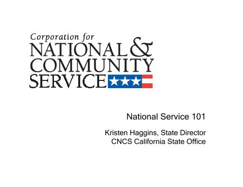 Corporation for National and Community Service