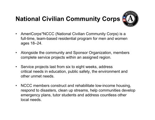 Corporation for National and Community Service