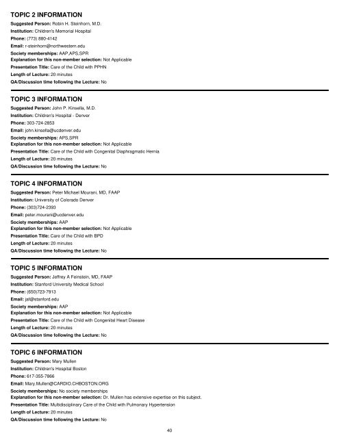 12/5 - Pediatric Academic Societies