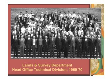 Lands & Survey Department Head Office Technical ... - Survgrid