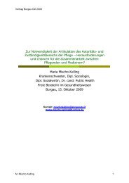 Maria Mischo-Kelling - Therapiezentrum Burgau