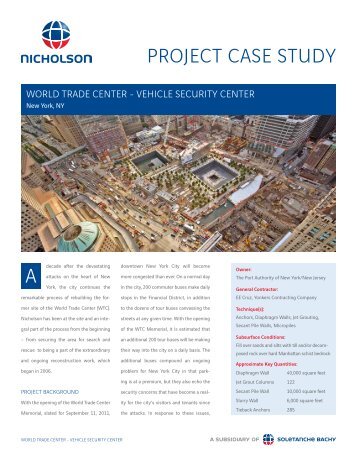 View printable version - Nicholson Construction Company