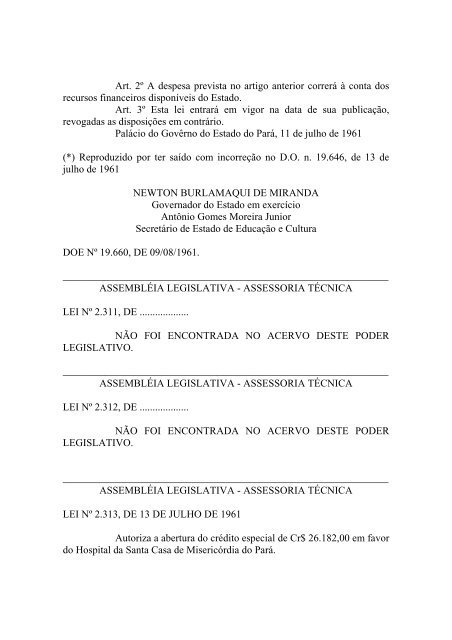 Leiord1961 - AssemblÃ©ia Legislativa do Estado do ParÃ¡ - Governo ...