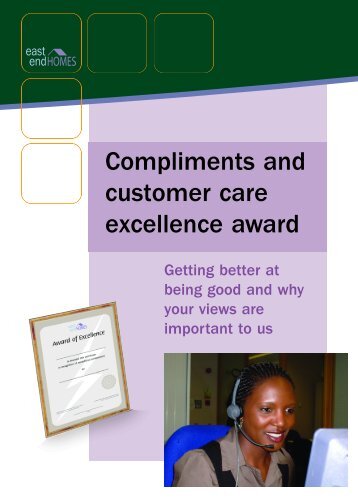 Customer Care Award - EastendHomes