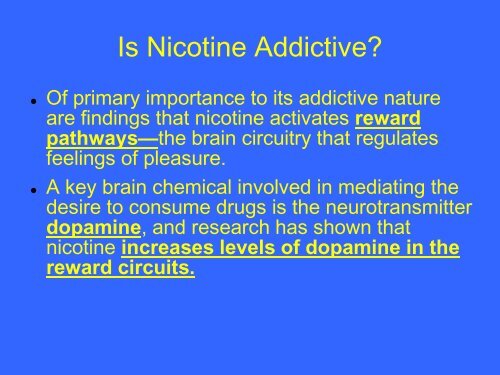 Treatment of Nicotine Addiction in Primary Care