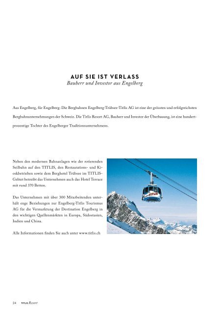 Verkaufsdokumentation (PDF) - Titlis Resort