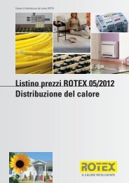 Listino Rotex Distrib. Calore - Convienesempre