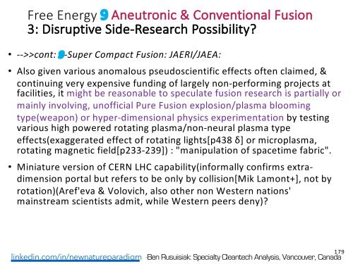 Fusão a frio, Tesla, Onda escala, Campo de torção, "Energia livre" = Todos Pseudo-ciência?(Resumo do Português) / Cold fusion, Tesla, Scalar wave, Torsion field, "Free energy".. = All Pseudo science?    