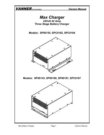 battery charger - Vanner