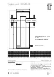 KITO HANDBUCH G 13.1 N FlÃ¼ssigkeitsverschluÃ KITO FL/EO-...-IIB3