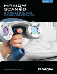 Handyscan 3D Portable 3D Scanners Brochure - Creaform