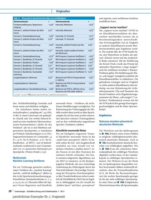 Somnologie - Prof. Dr. Jarek Krajewski