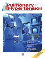 Pulmonary Hypertension in the Critical Care Setting, Winter 2005