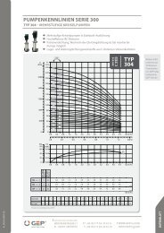 Datenblatt Pumpenkennlinien - GEP IndustrieSysteme - Gep-h2o.de