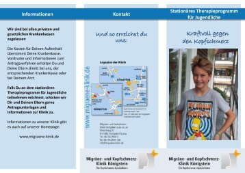 Kraftvoll gegen den Kopfschmerz - Migräne-Klinik Königstein