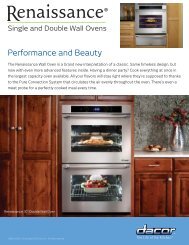 Download Renaissance Wall Oven Sales Flyer - Hawaii - Dacor