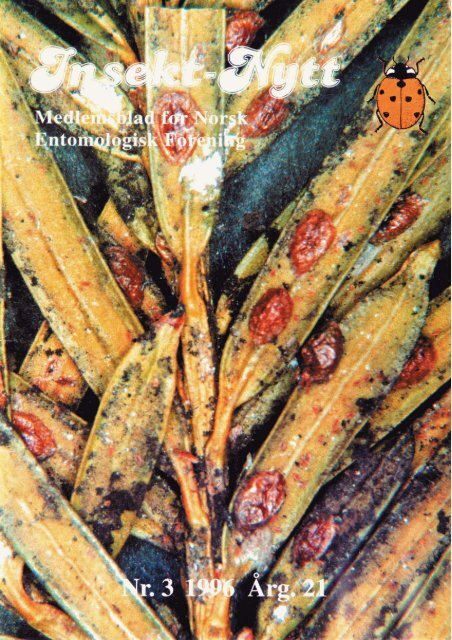 Insekt-Nytt #3 1996 - Norsk entomologisk forening