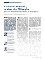 Kaizen ist kein Projekt, sondern eine Philosophie - adbodmer AG