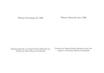 VollstÃ¤ndige Pfitzner-Bibliographie ab 1990-2010 - Hans Pfitzner ...