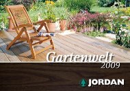 Auf in die grüne, blühende Gartenwelt - Jordan - Träume aus Holz