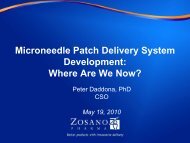 Microneedle Patch Delivery System