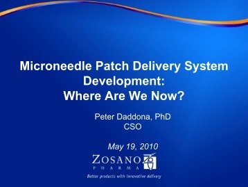 Microneedle Patch Delivery System