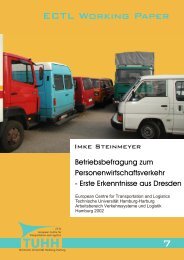 7 ECTL Working Paper - Institut fÃ¼r Verkehrsplanung und Logistik ...