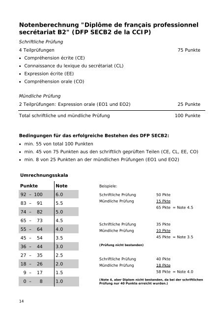 Wegleitung BMS II 10-12 (242 KB) - Bildungszentrum kvBL