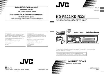 KD-R322/KD-R321 - Jvc