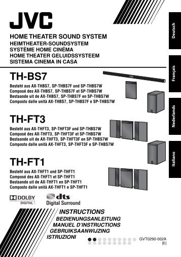 TH-BS7 TH-FT3 TH-FT1 - Jvc