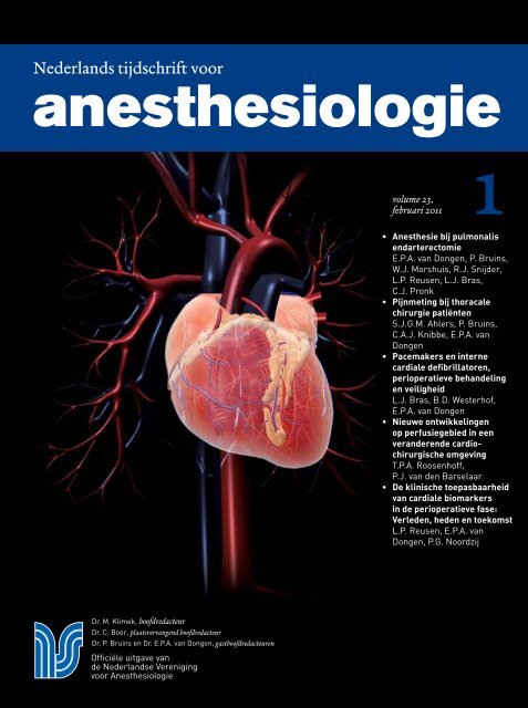 Thema: cardioanesthesiologie - Nederlandse Vereniging voor ...