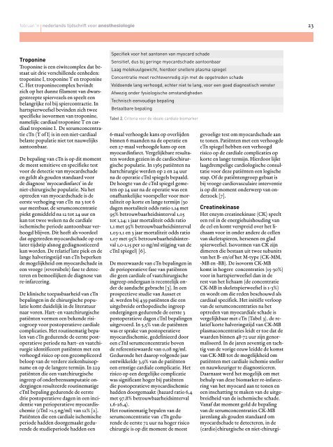 Thema: cardioanesthesiologie - Nederlandse Vereniging voor ...