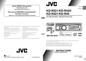 KD-R521/KD-R422/ KD-R421/KD-R45 - Jvc