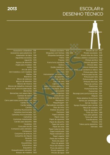 ESCOLAR e DESENHO TÃCNICO 2013 - Exitus