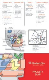 FACILITY MAP - Medical City Dallas Hospital