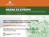 MiloÅ¡ MilovanoviÄ, pomoÄnik ministra, Ministarstvo poljoprivrede ...