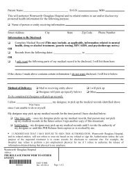 Protected Health Information release form - Wentworth-Douglass ...