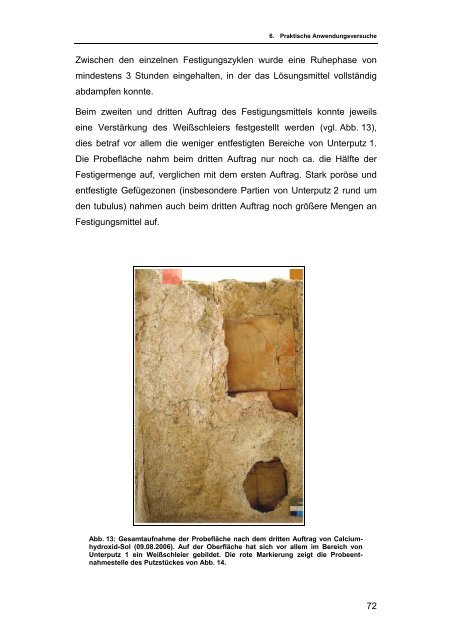 Die Anwendung von Calciumhydroxid-Sol als ... - icvbc