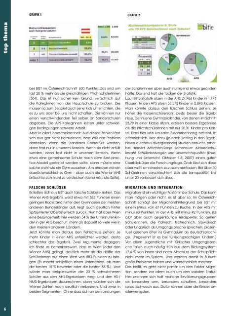 STATISTIK und POLITIK - AHS-Gewerkschaft