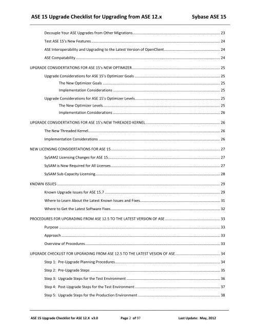 Upgrading and Migrating an IQ database from older ... - Sybase