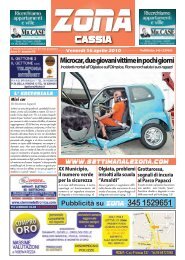 Zona 16-04-10 - Il notiziario gratuito di Roma Nord