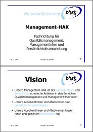 Die Management- HAK - BHAK Wien 10