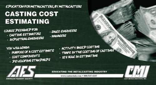 CASTING COST ESTIMATING