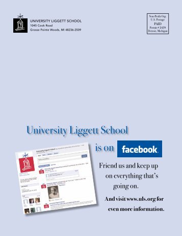 University Liggett School is on