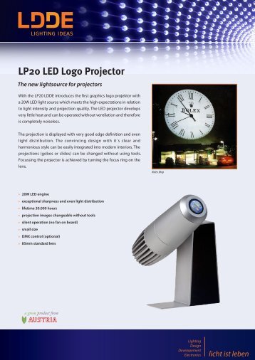 LP20 LED Logo Projector