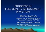 PROGRESS IN FUEL QUALITY IMPROVEMENT IN VIETNAM