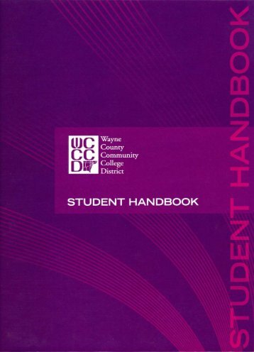 to view the Student Handbook - Wayne County Community College
